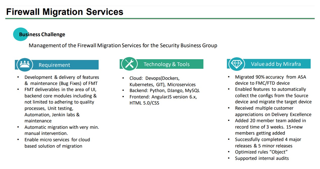 Firewall Migration Services