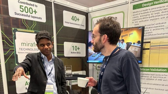 Mirafra Technologies recently had the privilege of participating in the DVCon Europe, 2023, in Munich, and what an incredible experience it was!